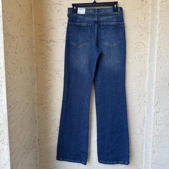 Free People We the Free Sabine Slim Straight Jeans Sz 30 HIBERNATE Blue NWT - Picture 5 of 16
